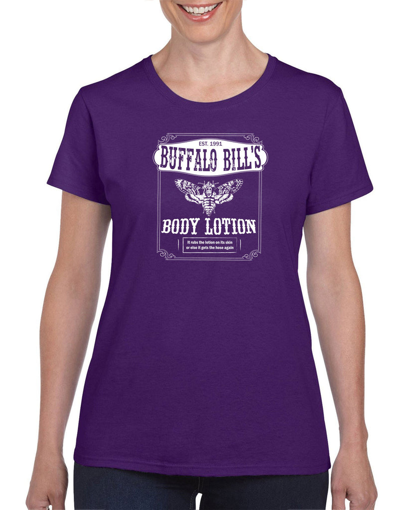 Hot Press Apparel Buffalo Bill Silence Lambs Movie Women's T-Shirt Gift Present Halloween Horror