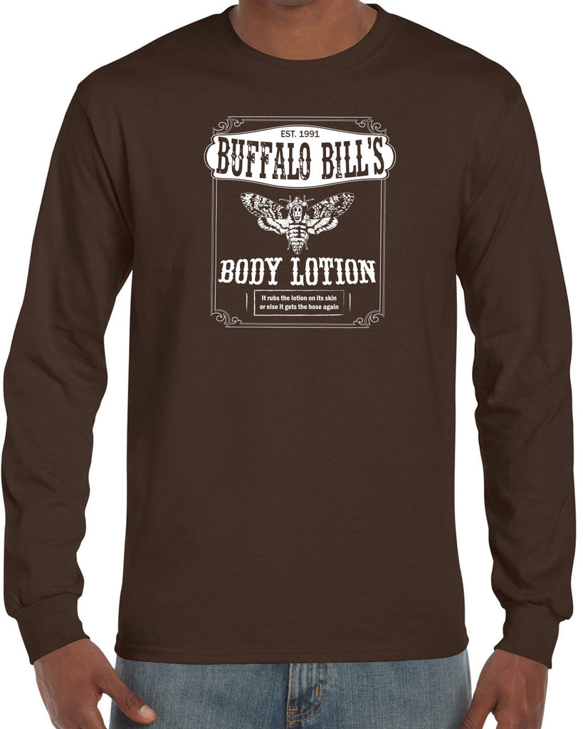 Hot Press Apparel Long Sleeve Shirt Clothing Buffalo Bill Silence Lambs Gift Present Halloween Scary Movie Horror