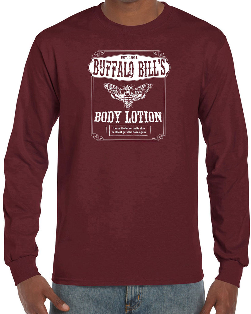 Hot Press Apparel Long Sleeve Shirt Clothing Buffalo Bill Silence Lambs Gift Present Halloween Scary Movie Horror