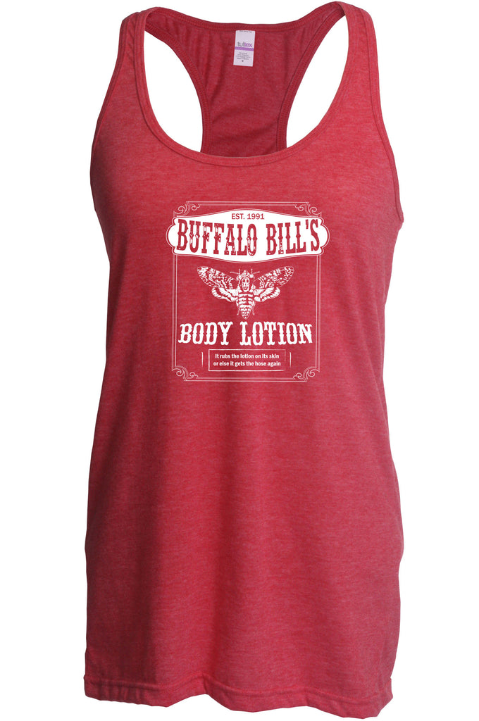 Hot Press Apparel Women's Tank Top Buffalo Bill Scary Movie Hannibal Halloween