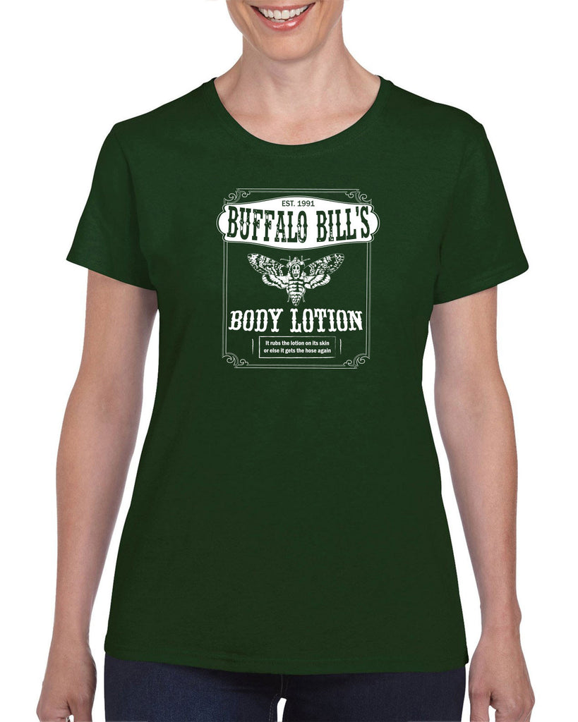 Hot Press Apparel Buffalo Bill Silence Lambs Movie Women's T-Shirt Gift Present Halloween Horror