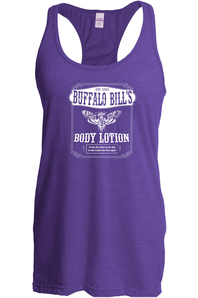 Hot Press Apparel Women's Tank Top Buffalo Bill Scary Movie Hannibal Halloween