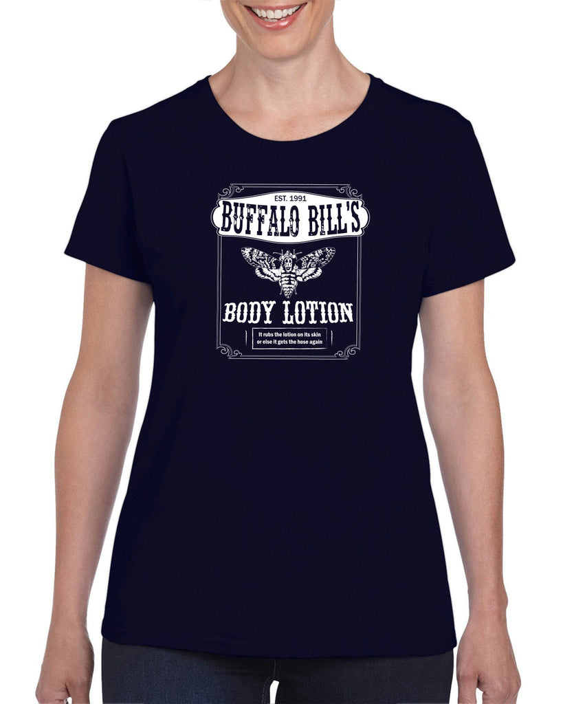 Hot Press Apparel Buffalo Bill Silence Lambs Movie Women's T-Shirt Gift Present Halloween Horror