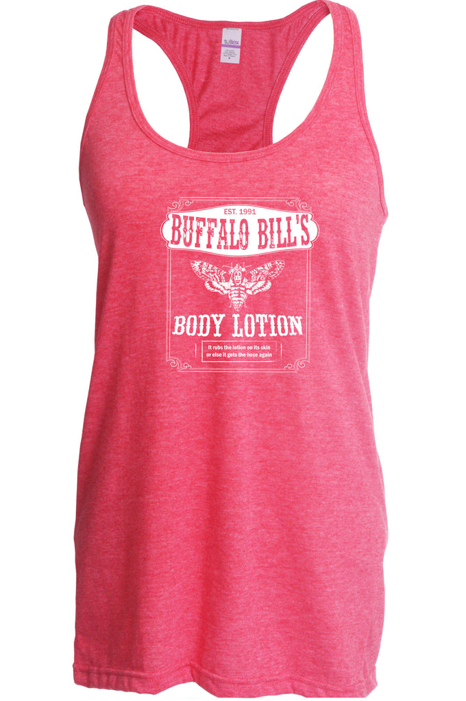 Hot Press Apparel Women's Tank Top Buffalo Bill Scary Movie Hannibal Halloween
