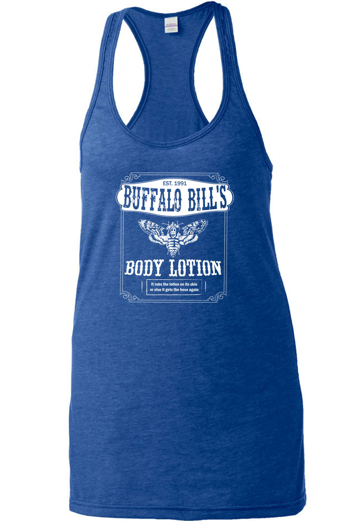Hot Press Apparel Women's Tank Top Buffalo Bill Scary Movie Hannibal Halloween