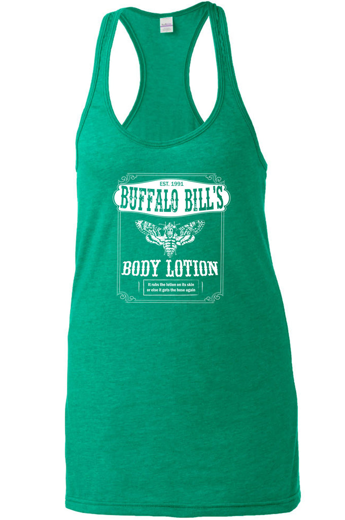 Hot Press Apparel Women's Tank Top Buffalo Bill Scary Movie Hannibal Halloween