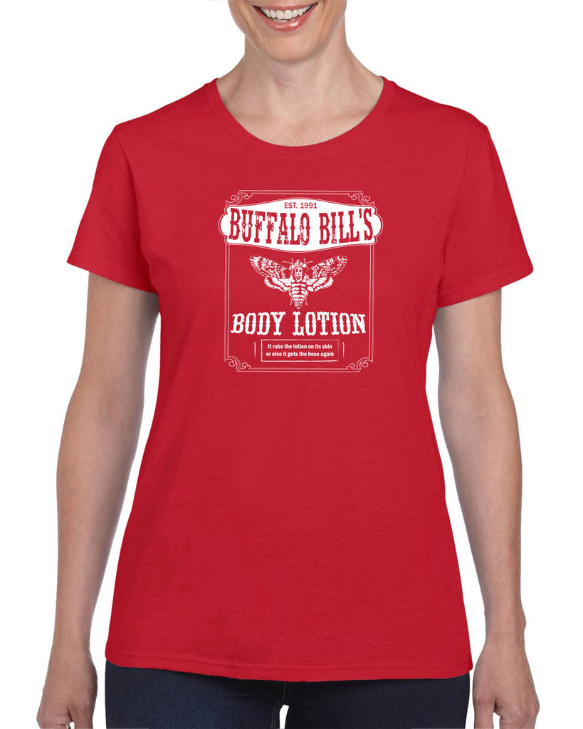 Hot Press Apparel Buffalo Bill Silence Lambs Movie Women's T-Shirt Gift Present Halloween Horror