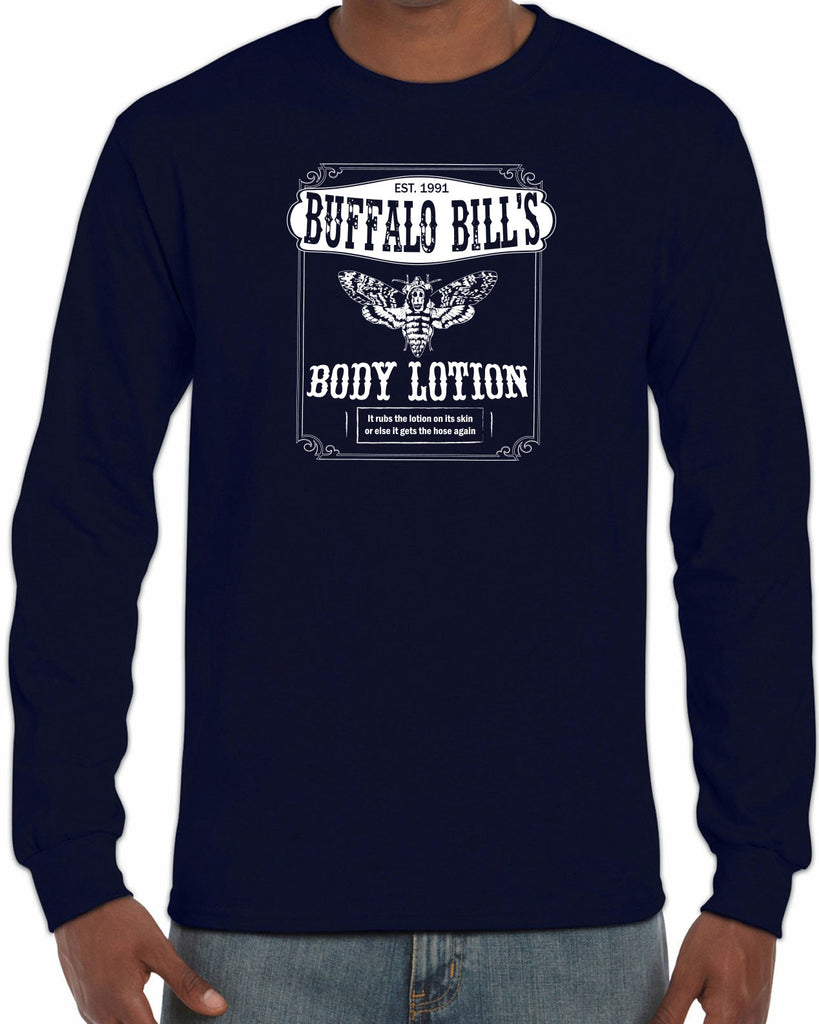 Hot Press Apparel Long Sleeve Shirt Clothing Buffalo Bill Silence Lambs Gift Present Halloween Scary Movie Horror