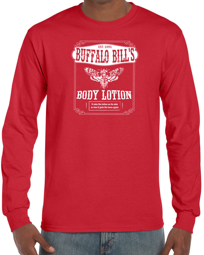Hot Press Apparel Long Sleeve Shirt Clothing Buffalo Bill Silence Lambs Gift Present Halloween Scary Movie Horror