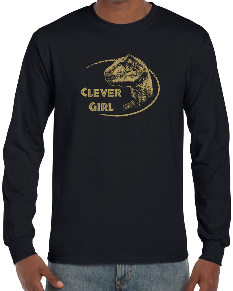 Men's Long Sleeve Shirt - Clever Girl