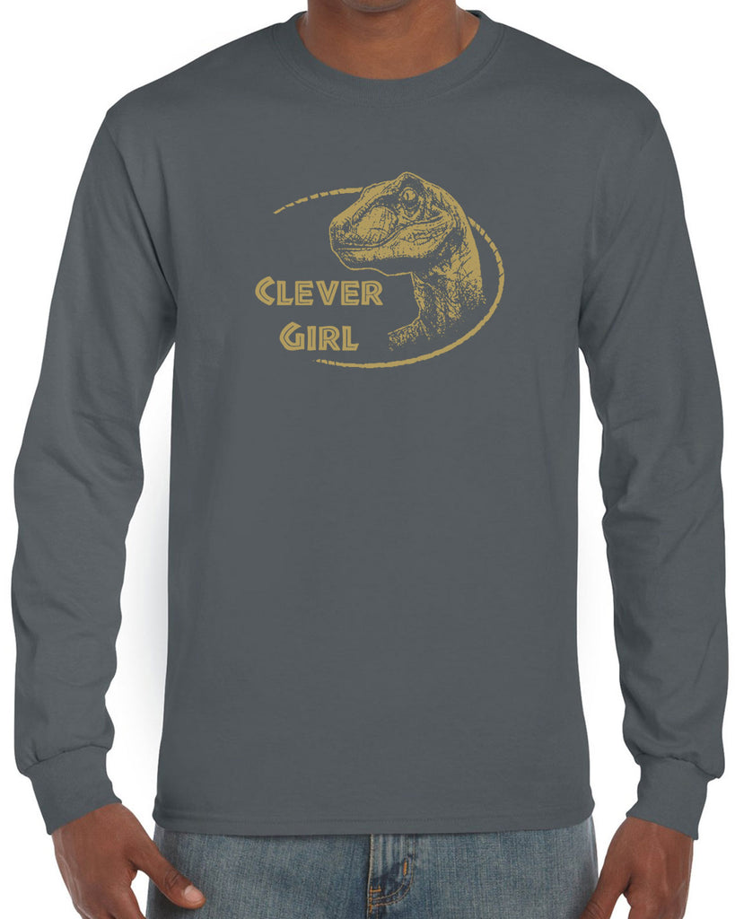 Men's Long Sleeve Shirt - Clever Girl