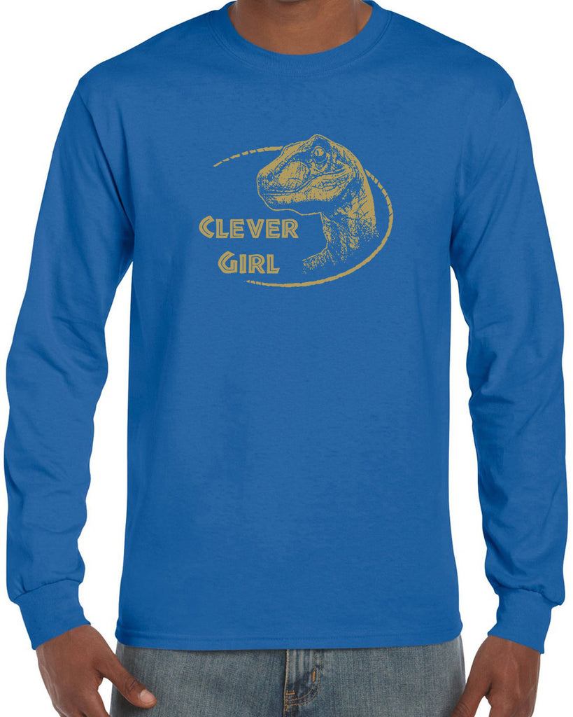 Men's Long Sleeve Shirt - Clever Girl