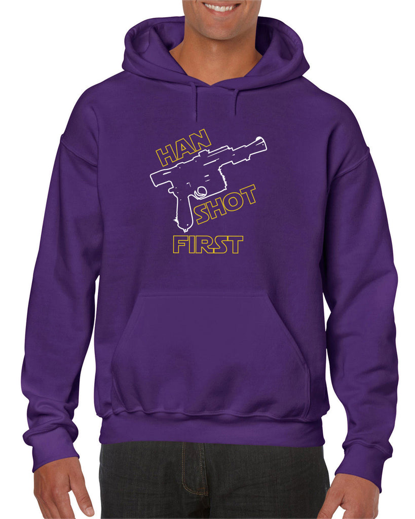 Hot Press Apparel Mens Han Shot First Hoodie