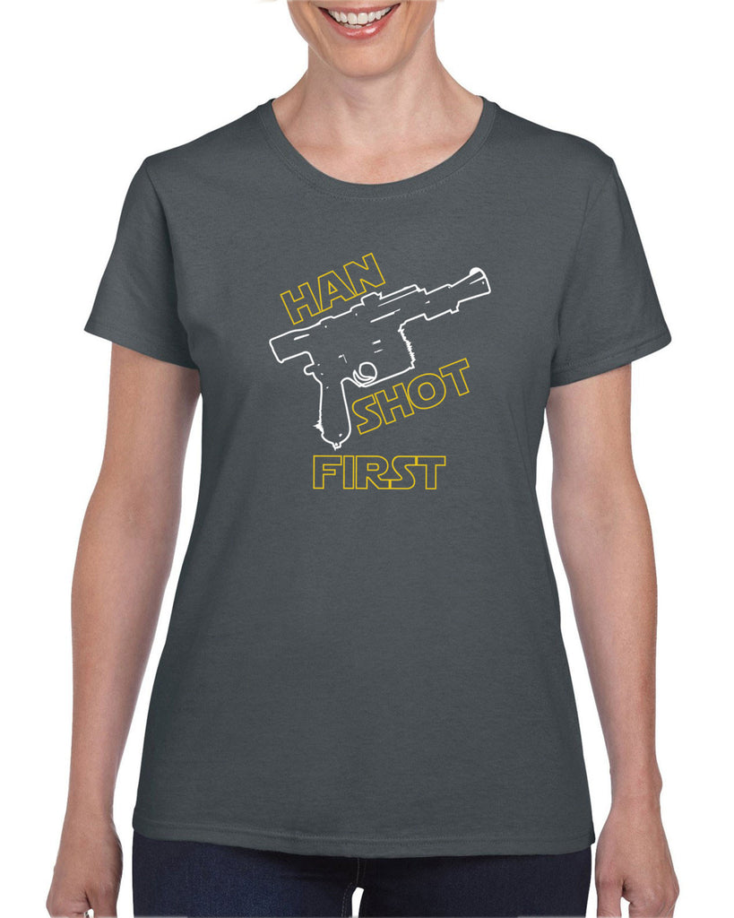 Hot Press Apparel Women's Han Shot First T-shirt