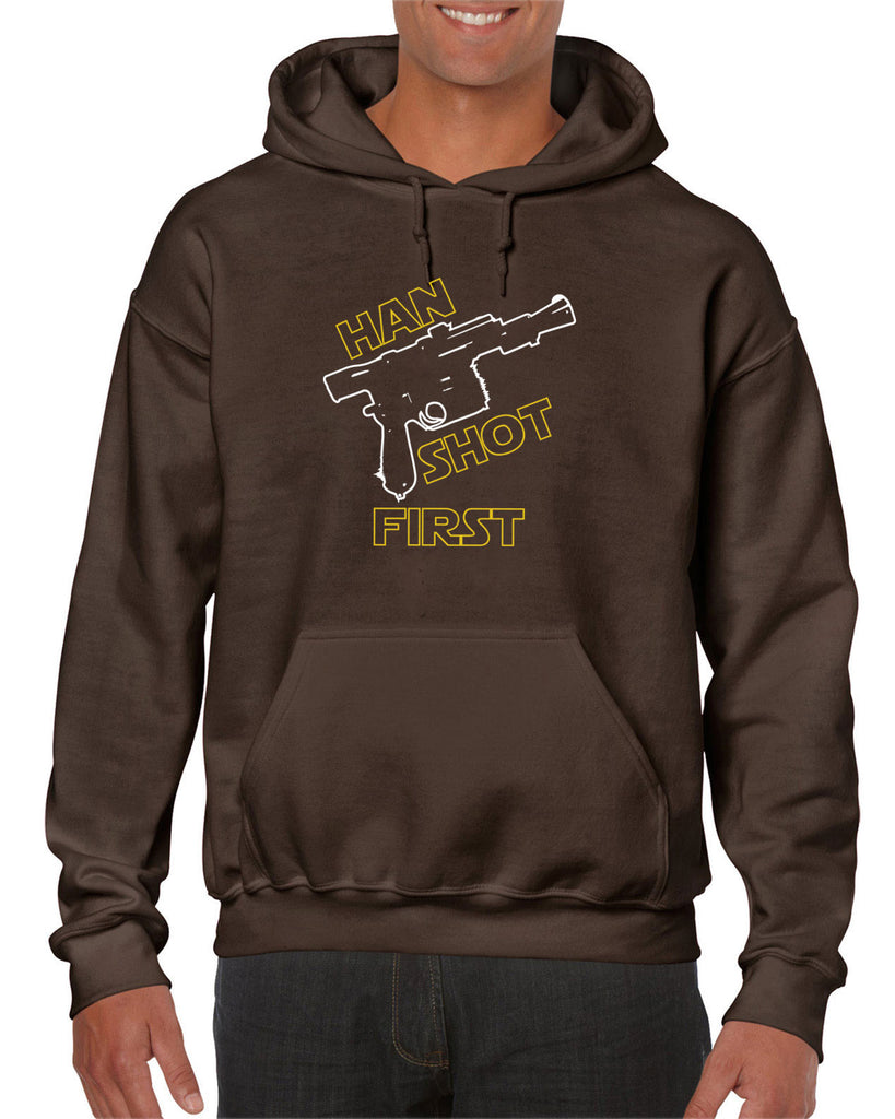Hot Press Apparel Mens Han Shot First Hoodie