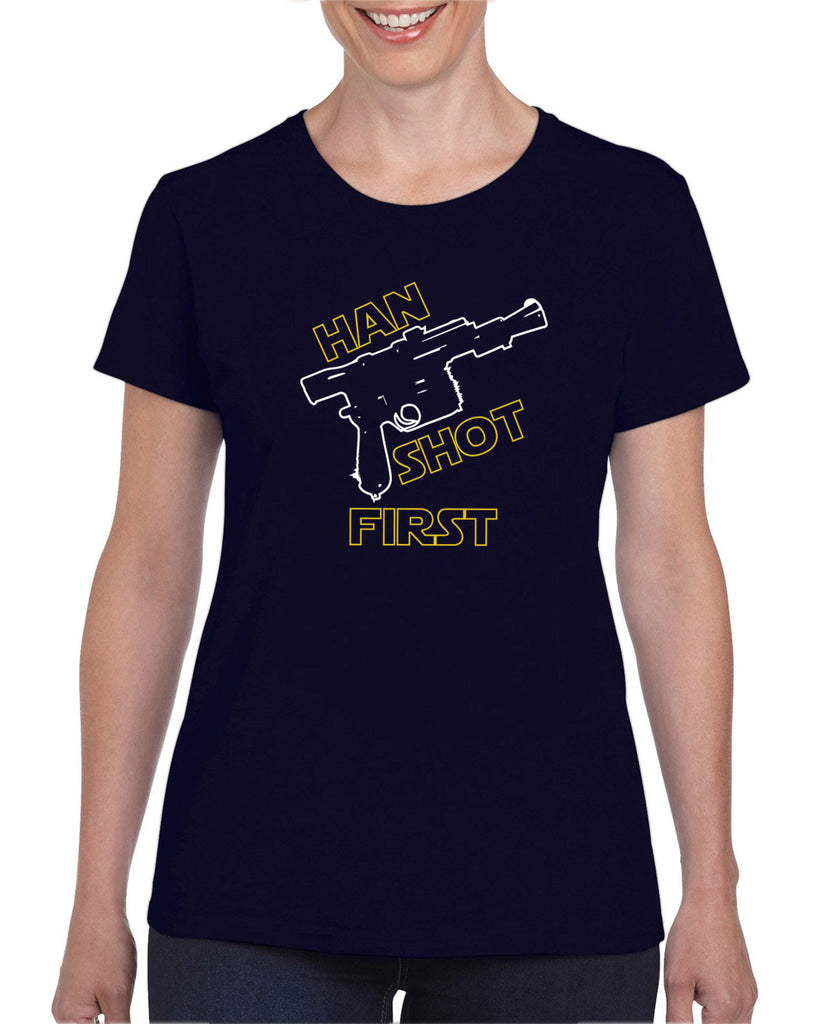 Hot Press Apparel Women's Han Shot First T-shirt