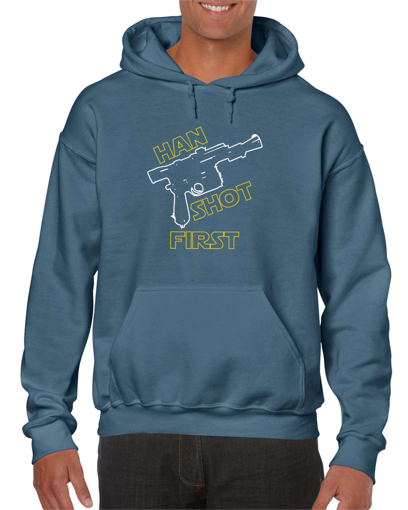 Hot Press Apparel Mens Han Shot First Hoodie