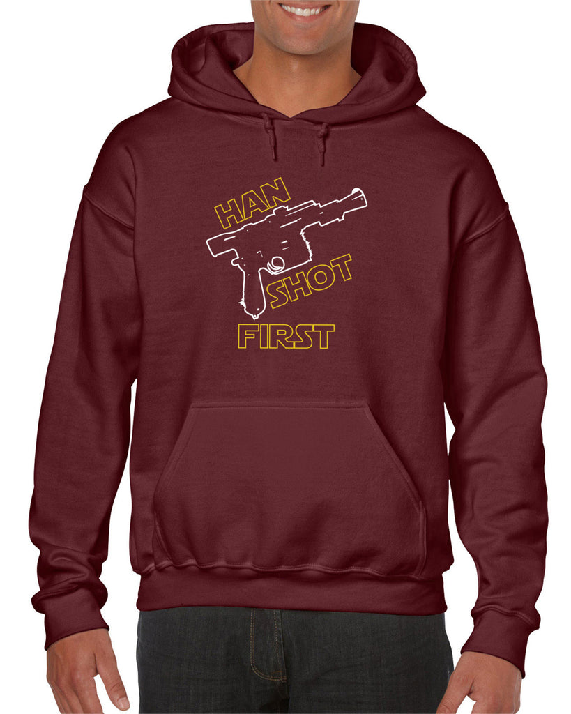 Hot Press Apparel Mens Han Shot First Hoodie
