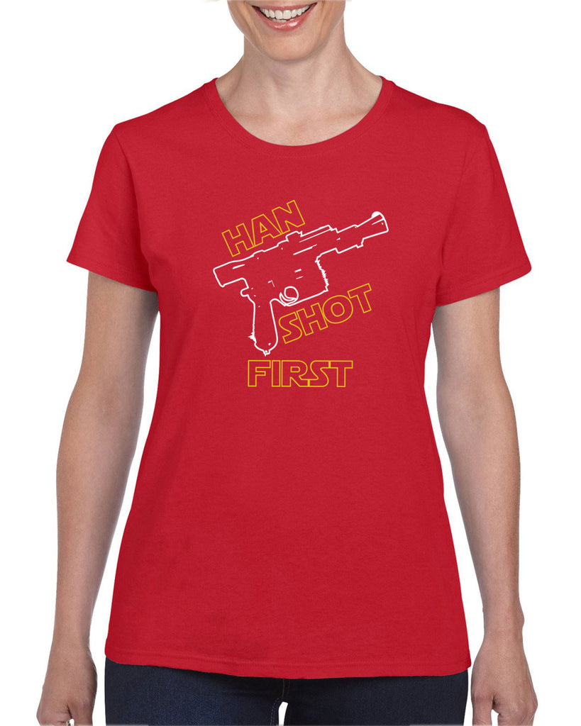 Hot Press Apparel Women's Han Shot First T-shirt