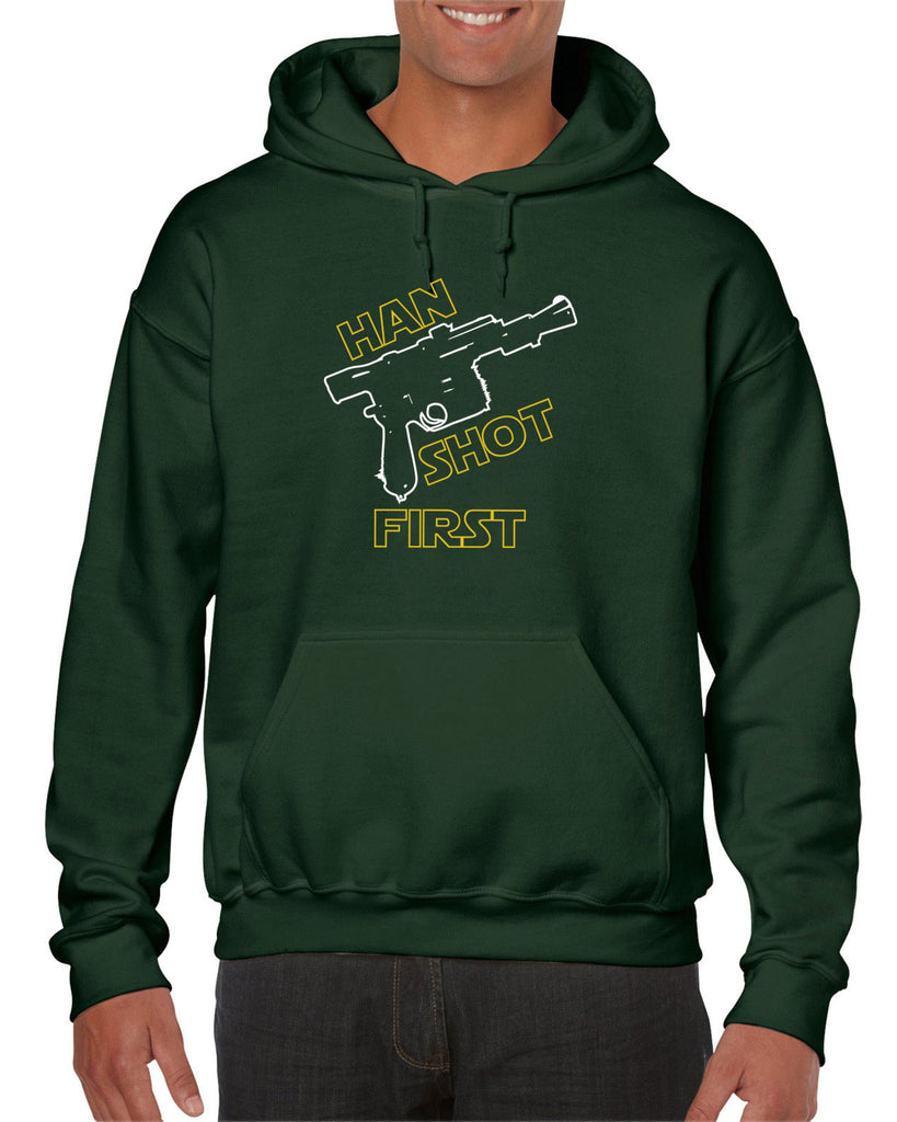 Hot Press Apparel Mens Han Shot First Hoodie