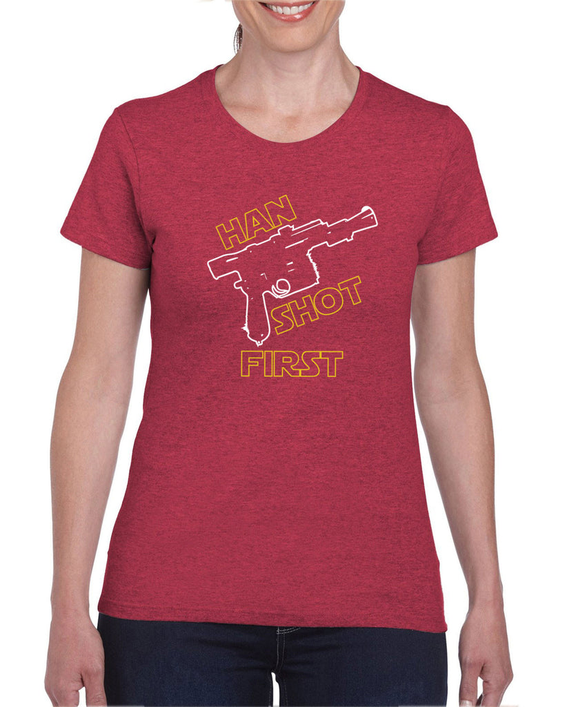 Hot Press Apparel Women's Han Shot First T-shirt
