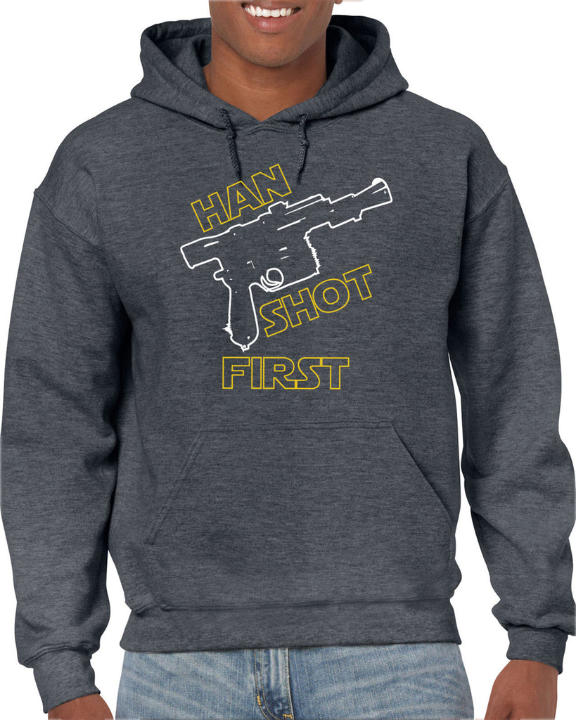 Hot Press Apparel Mens Han Shot First Hoodie