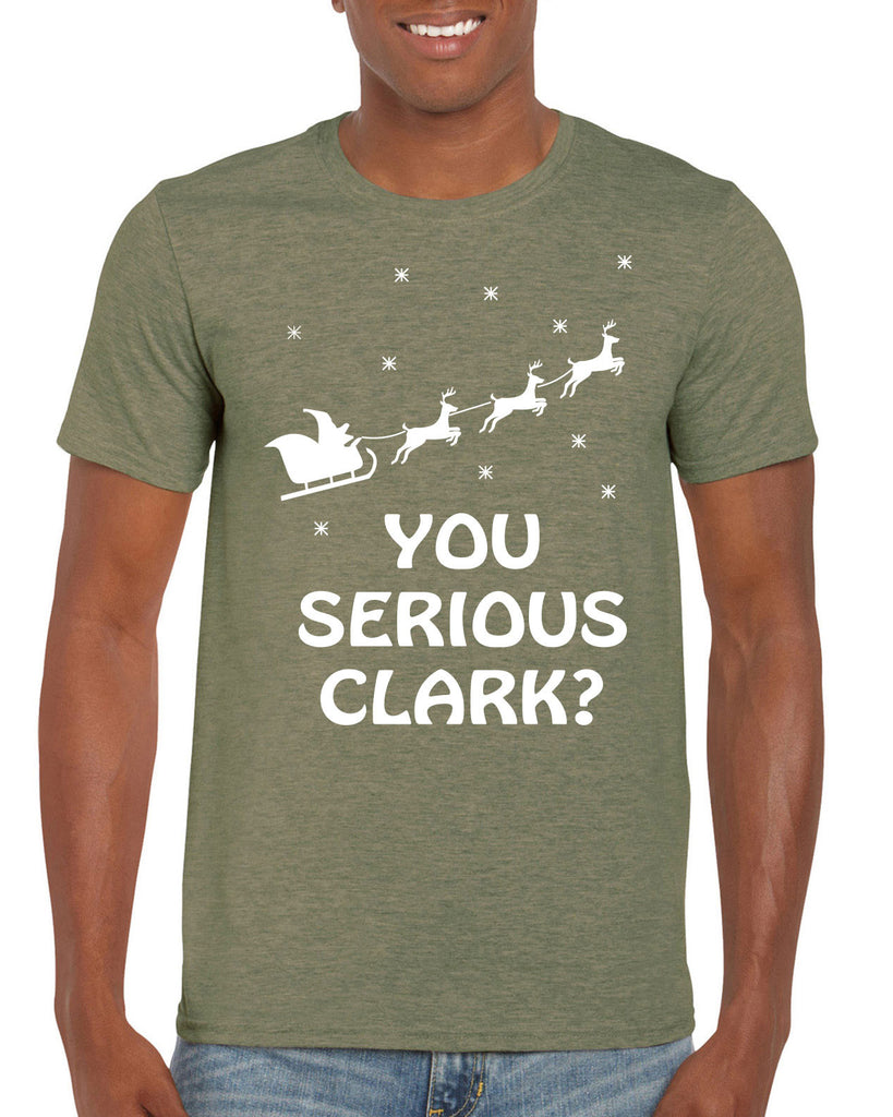 Men's Short Sleeve T-Shirt - You Serious, Clark?