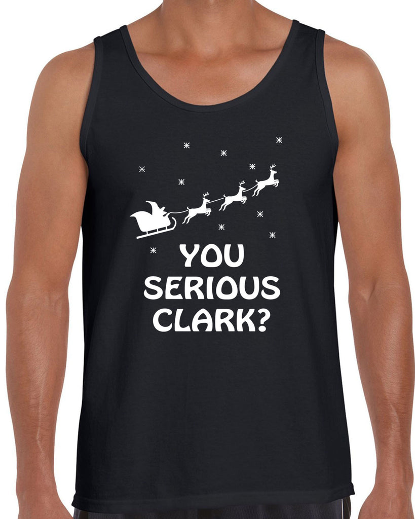 Hot Press Apparel Mens You Serious Clark Tank Top