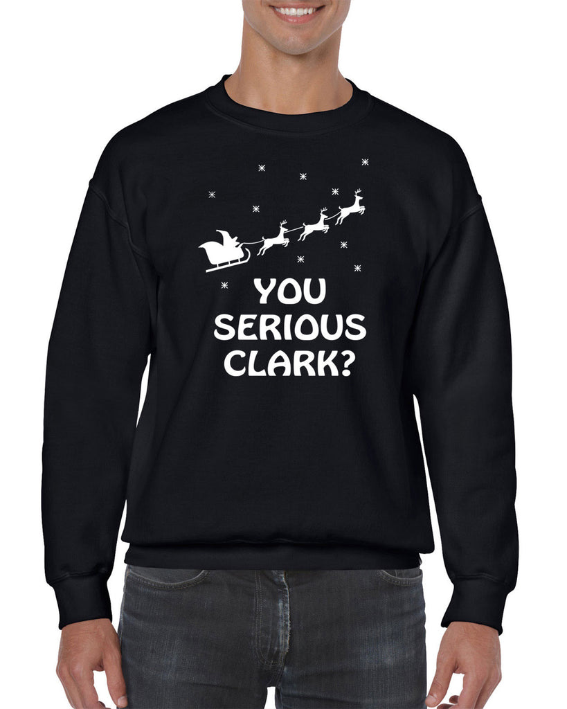 Hot Press Apparel Mens You Serious Clark Crew Sweatshirt