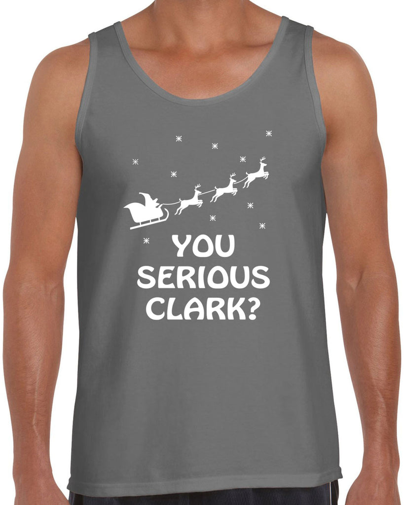 Hot Press Apparel Mens You Serious Clark Tank Top