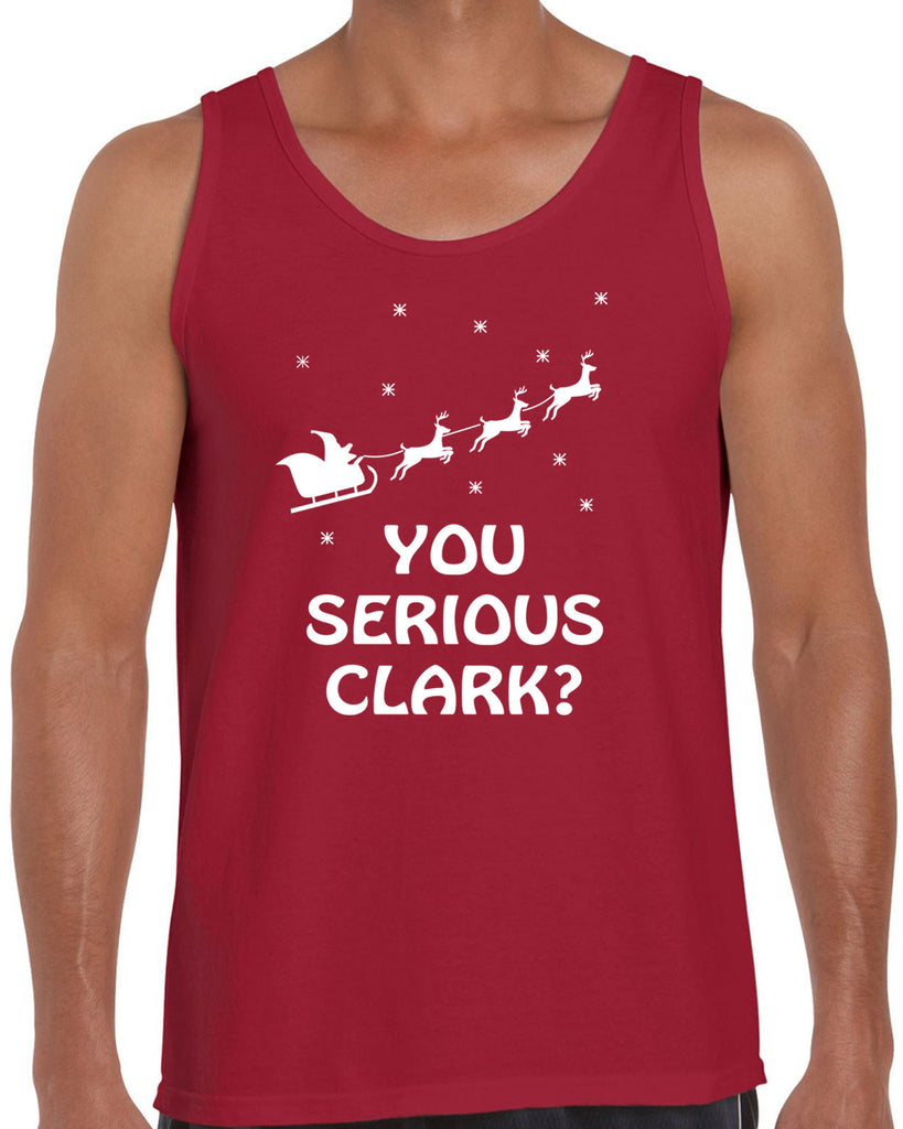 Hot Press Apparel Mens You Serious Clark Tank Top