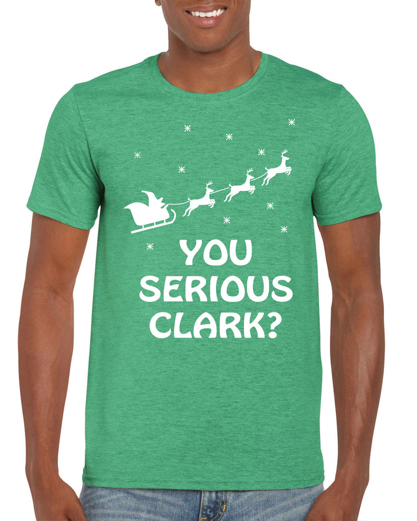 Men's Short Sleeve T-Shirt - You Serious, Clark?