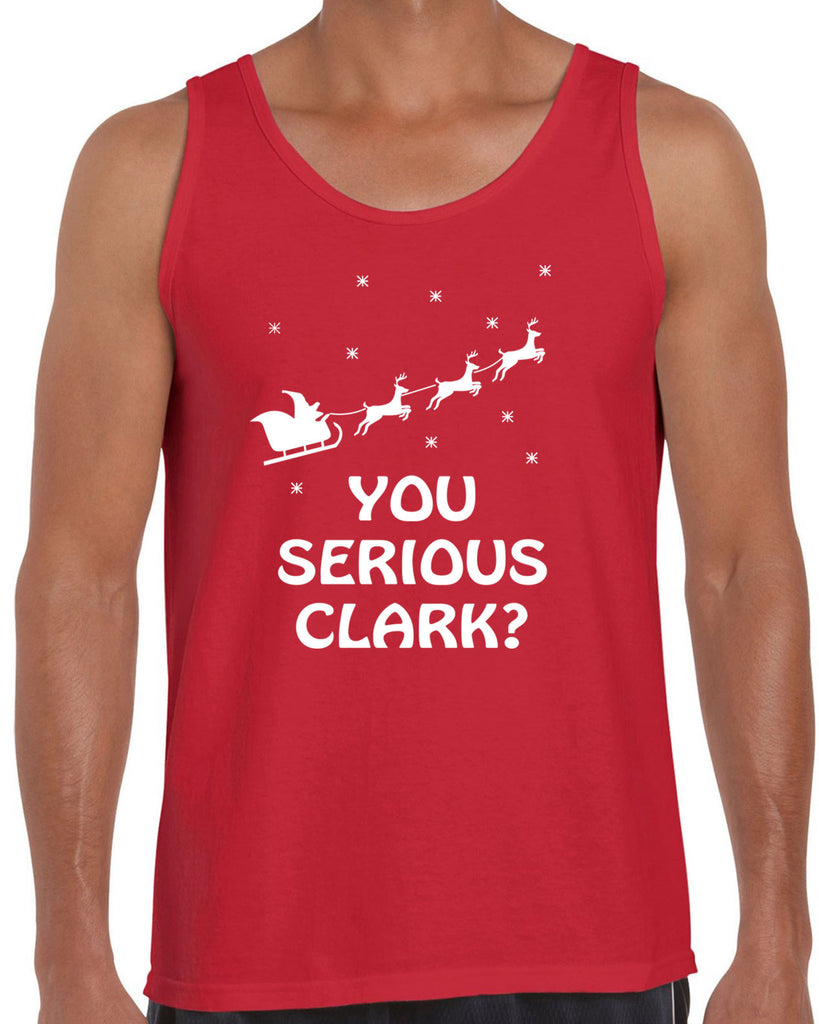 Hot Press Apparel Mens You Serious Clark Tank Top