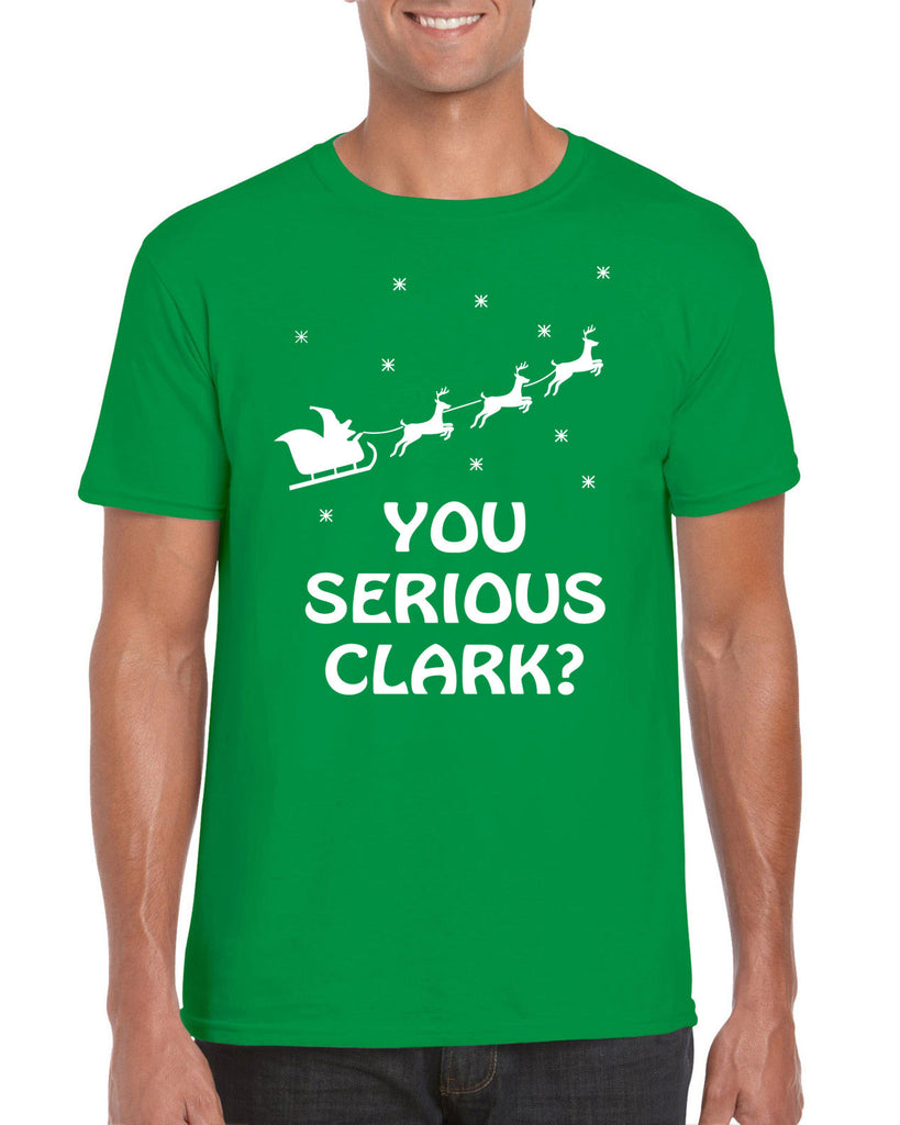 Men's Short Sleeve T-Shirt - You Serious, Clark?