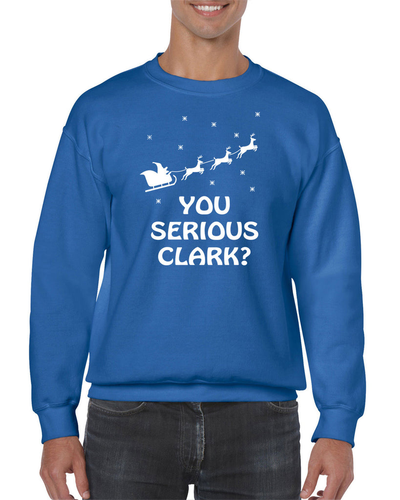 Hot Press Apparel Mens You Serious Clark Crew Sweatshirt