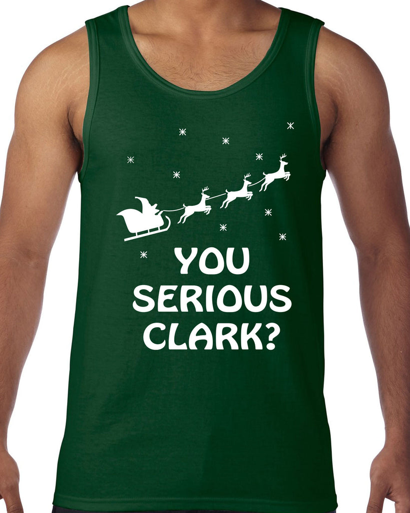 Hot Press Apparel Mens You Serious Clark Tank Top