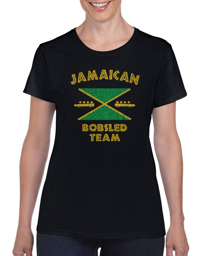 Hot Press Apparel Women's T-Shirt Jamaican Bobsled Team