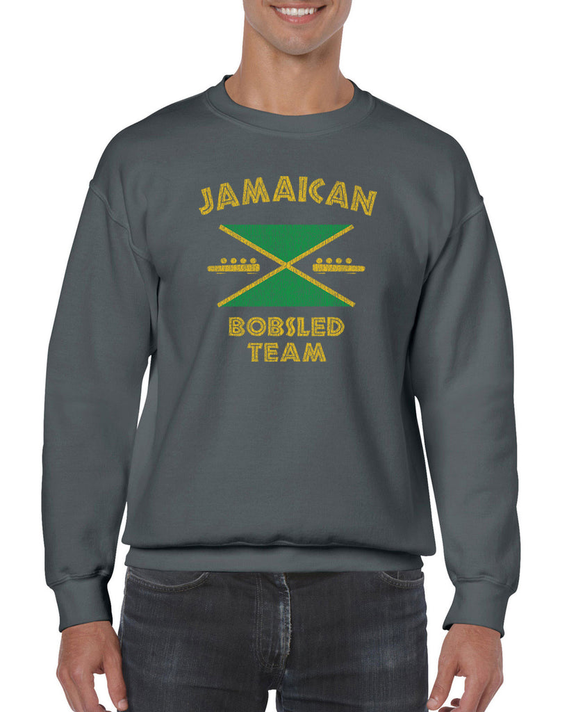 Hot Press Apparel Men's Jamaican Bobsled Team Crew Sweatshirt