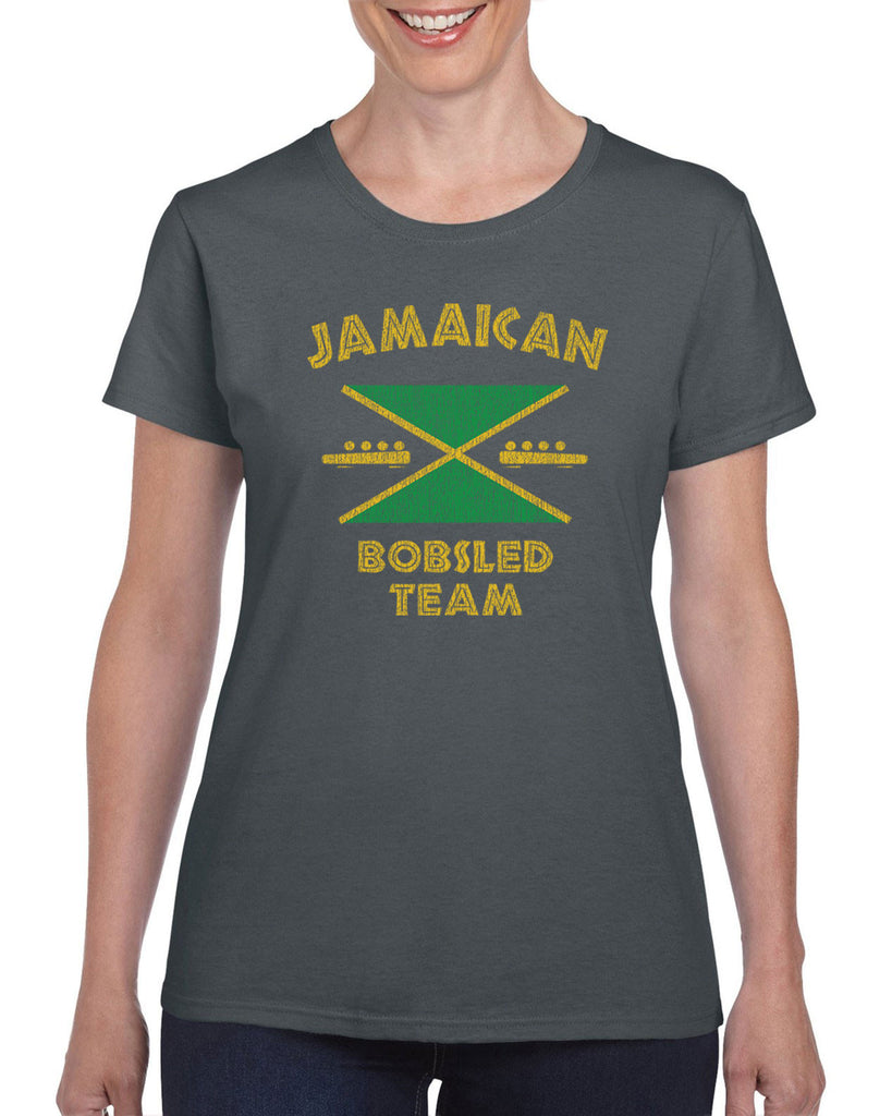 Hot Press Apparel Women's T-Shirt Jamaican Bobsled Team