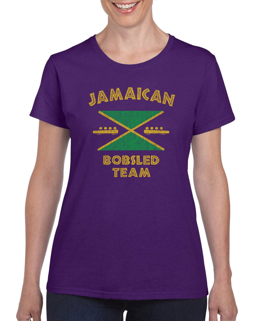 Hot Press Apparel Women's T-Shirt Jamaican Bobsled Team