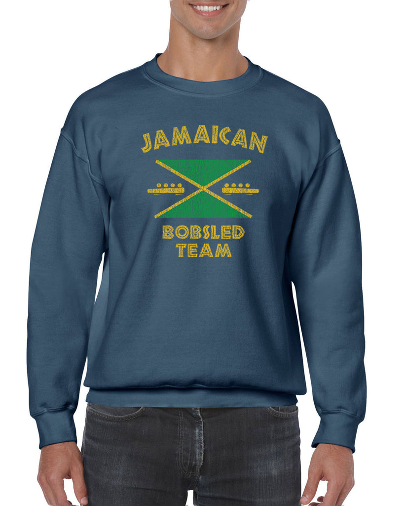 Hot Press Apparel Men's Jamaican Bobsled Team Crew Sweatshirt