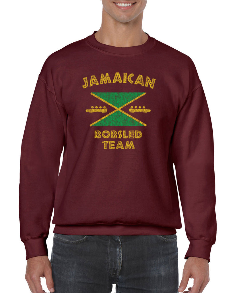 Hot Press Apparel Men's Jamaican Bobsled Team Crew Sweatshirt