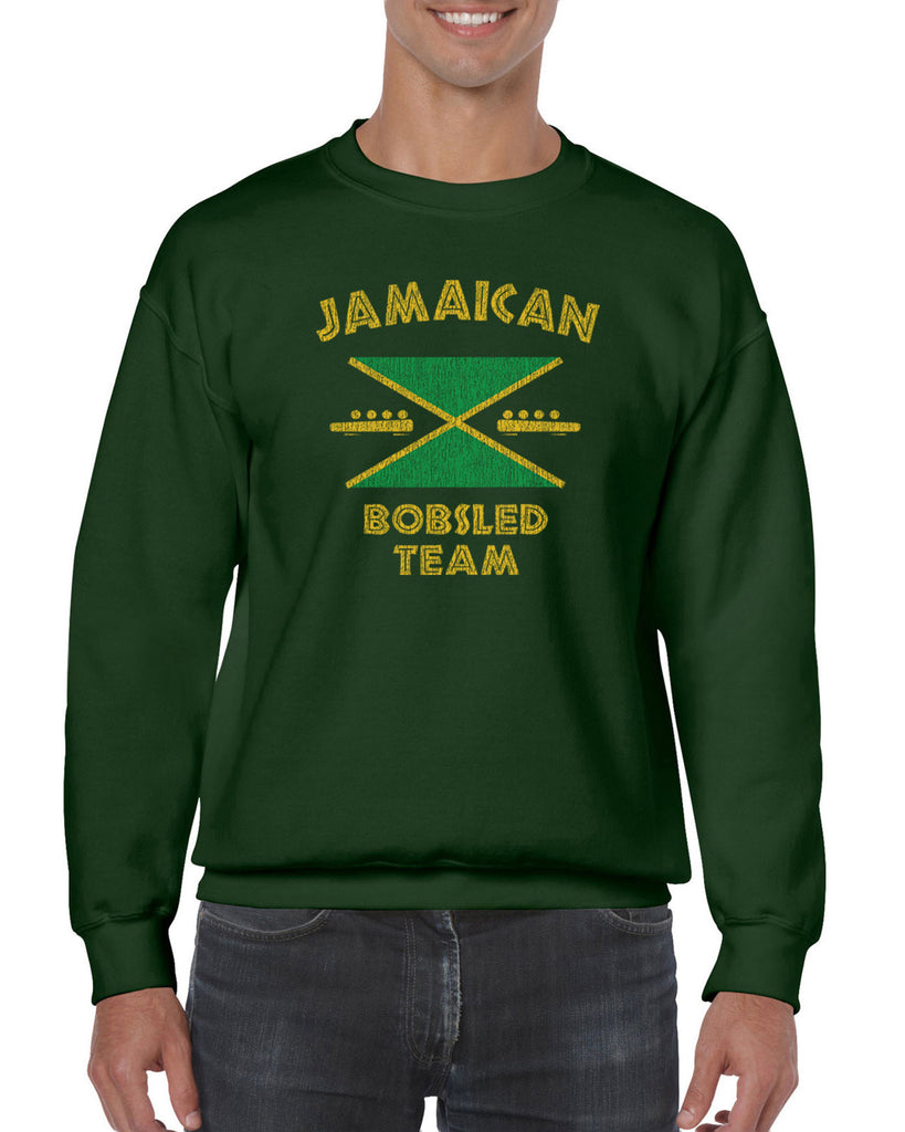 Hot Press Apparel Men's Jamaican Bobsled Team Crew Sweatshirt