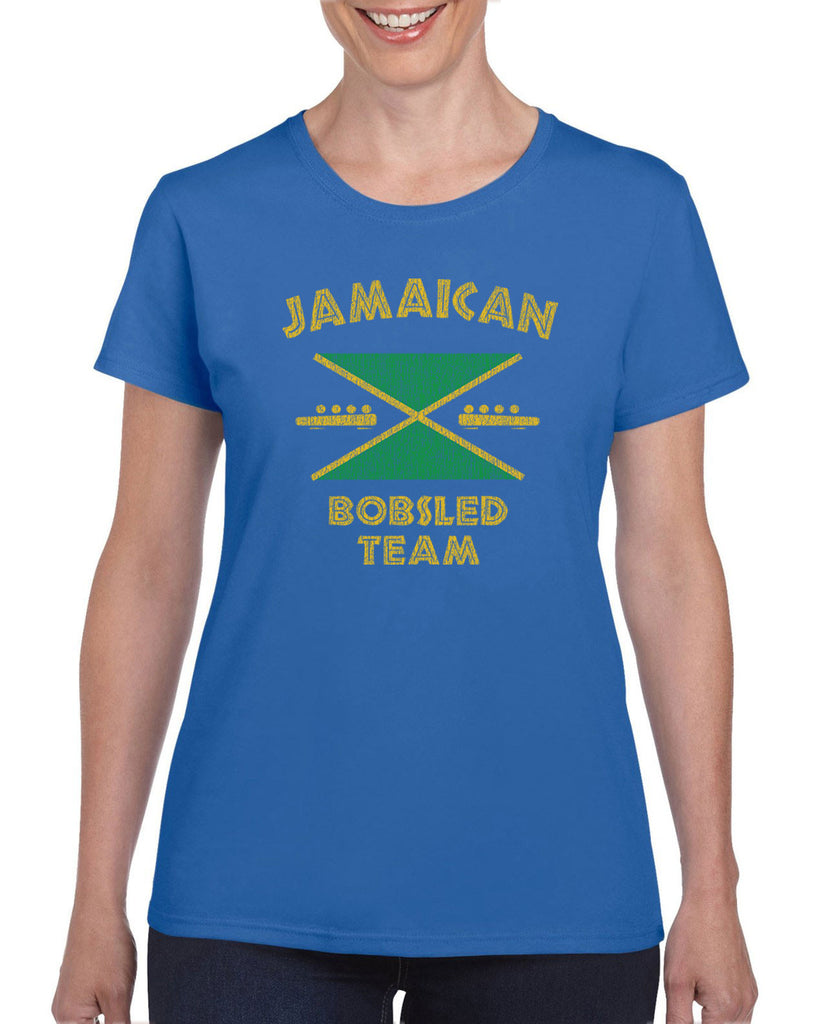 Hot Press Apparel Women's T-Shirt Jamaican Bobsled Team