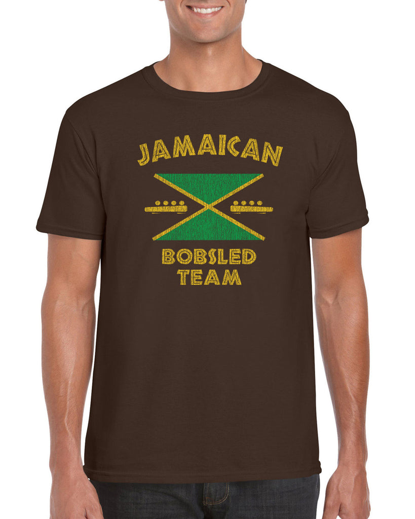 Hot Press Apparel Men's Jamaican Bobsled Team Mens T-Shirt
