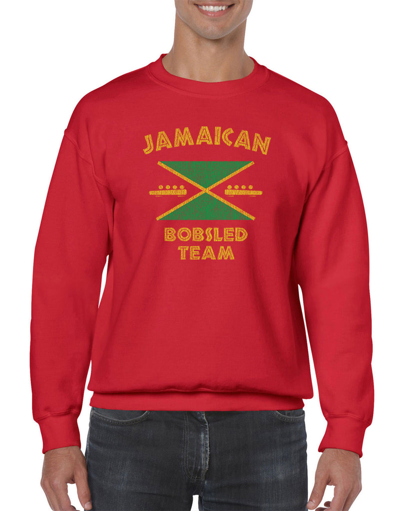 Hot Press Apparel Men's Jamaican Bobsled Team Crew Sweatshirt