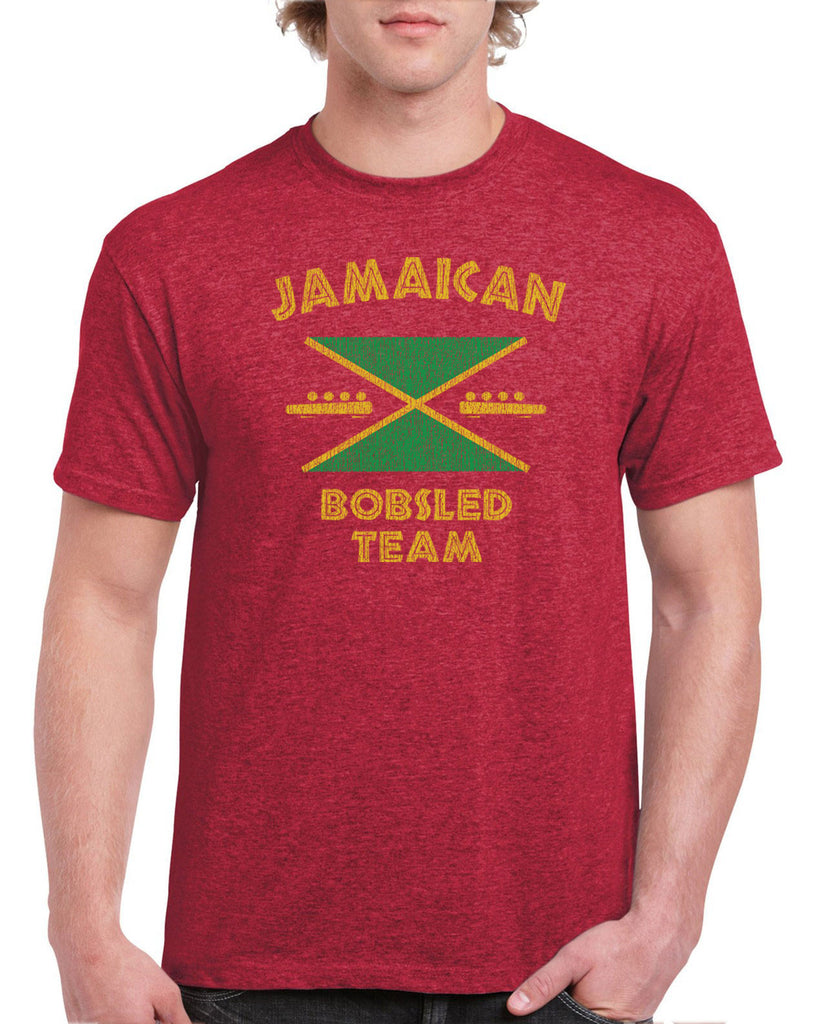 Hot Press Apparel Men's Jamaican Bobsled Team Mens T-Shirt