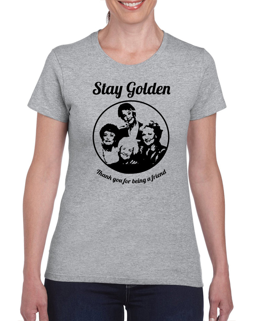 Hot Press Apparel Stay Golden Betty Girls 80s TV Show Vintage Novelty Pop Culture Funny Comedy Party Grandmas Friends Gift Present Sale