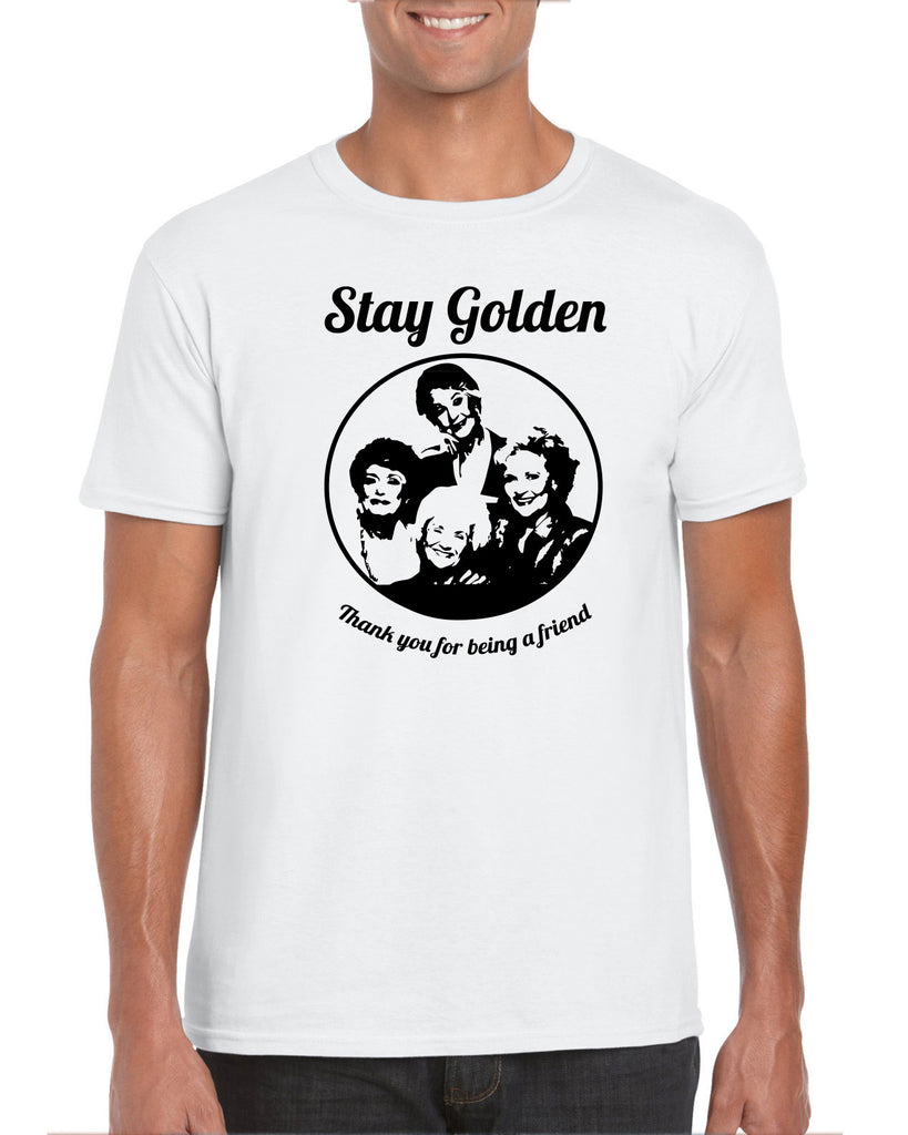 Hot Press Apparel Stay Golden Betty Girls 80s TV Show Vintage Novelty Pop Culture Funny Comedy Party Grandmas Friends Gift Present Sale