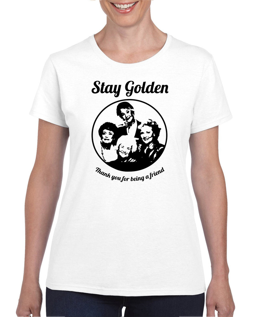 Hot Press Apparel Stay Golden Betty Girls 80s TV Show Vintage Novelty Pop Culture Funny Comedy Party Grandmas Friends Gift Present Sale
